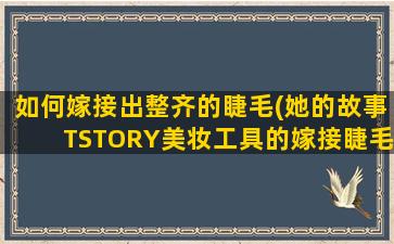 如何嫁接出整齐的睫毛(她的故事TSTORY美妆工具的嫁接睫毛胶水安全不是不是定型速干的)