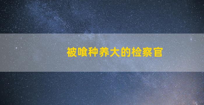 被喰种养大的检察官